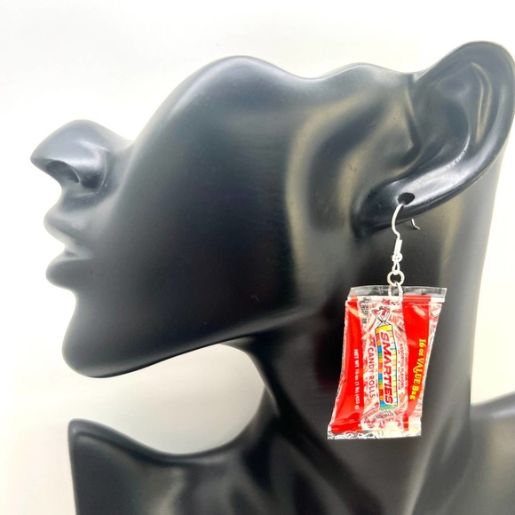 Smarties Earrings - Valentines Candy Earrings - Mini Brands Earrings - Picture 8 of 9